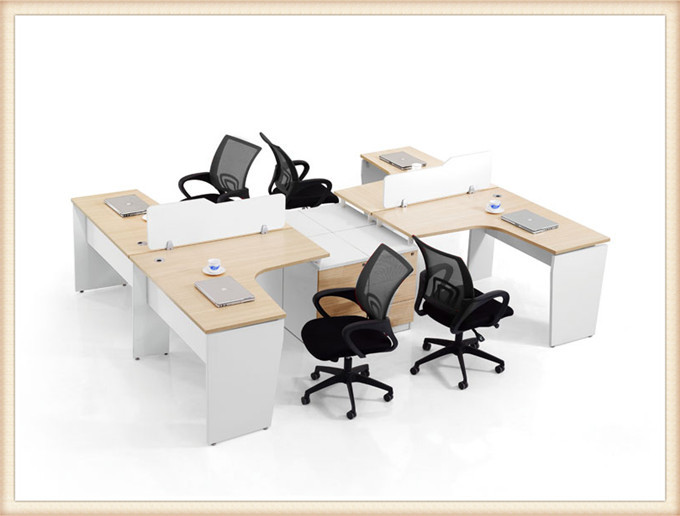 4人位辦公屏風卡位,現代型圖片 4人位辦公屏風卡位,現代型圖片