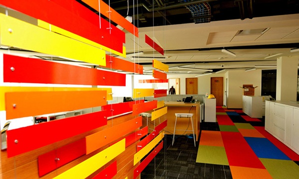 富有創意的辦公空間隔斷